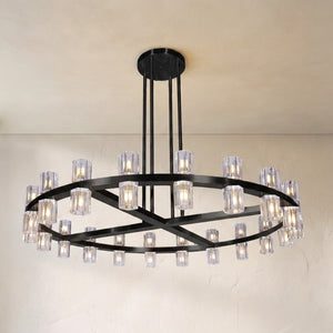 Aurora 1-Tier Round Chandelier 50” - view 3