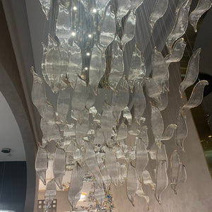 Modern Creative Luxury Seagull Shape Floating Leaves Chandelier for Kitchen Island/Dining Room - view 7