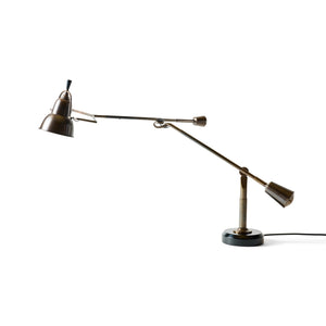 Double Arm Counterweighted Task Lamp by Edouard Wilfred Bouquet, 1927
