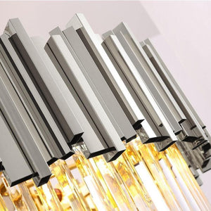 Vedir Modern Chrome Round Crystal Chandelier - view 4