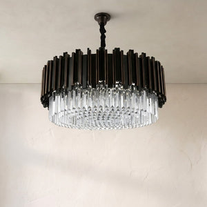 Bahay Alfonso Crystal Round Chandelier