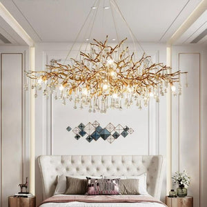 Doris Branch Crystal Chandelier Light - view 2