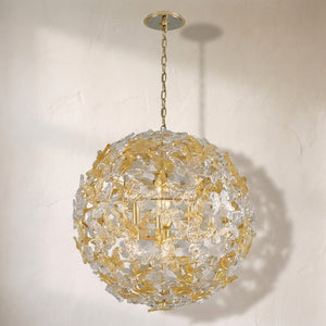 Butterfly 8 Lights Crystal Chandelier - view 2