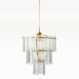 Conrad Texture Glass Chandelier - view 2