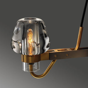 Galad Contemporary Crystal Chandelier 3-light - view 3