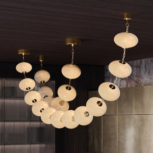 Lattice Glass Chandelier - view 6