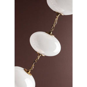 Lattice Glass Chandelier - view 3