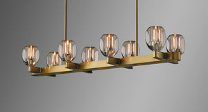 Canson Linear Modern 8 lights Dining Room Chandelier - view 2