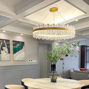 Flake Modern style Round crystal chandelier - view 4