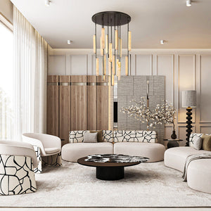 Aureon Alabaster Round Chandelier - view 14