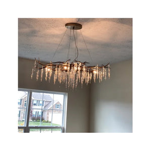 New Light Luxury Crystal Geometric Chandelier for Living Room/Dining Room/Bedroom - view 7