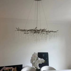 New Light Luxury Crystal Geometric Chandelier for Living Room/Dining Room/Bedroom - view 6