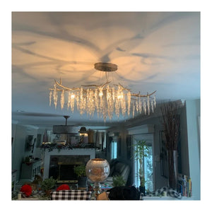 New Light Luxury Crystal Geometric Chandelier for Living Room/Dining Room/Bedroom - view 15
