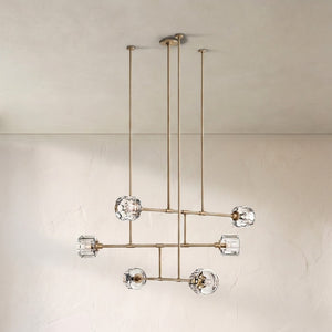 Delume Mobile Round Chandelier 48" 62"