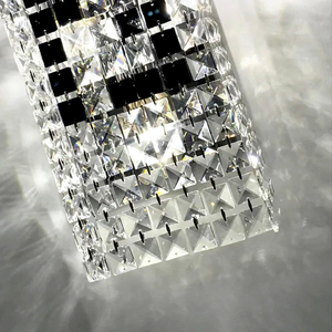 Fendi Modern Crystal Wall Sconce, Wall Light For Bedroom - view 3