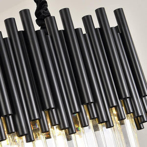 Modern Classic Black Length Crystal Chandelier - view 6