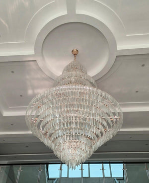 Luxury Multi-tiered Extra Large Crystal Chandelier for Staircase/Foyer/Entryway - view 6