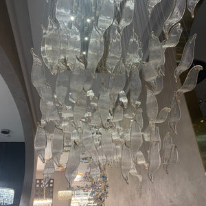 Modern Creative Luxury Seagull Shape Floating Leaves Chandelier for Kitchen Island/Dining Room - view 10