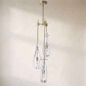 Eternity Modern Brass Chandelier S/L - Brass/Bronze - view 8