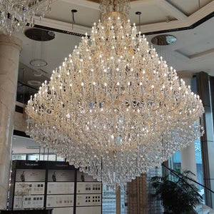 Extra Large Multi-tiered Candle Light Crystal Chandelier for Hotel/Restaurant - view 2