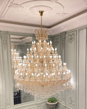 Extra Large Multi-tiered Candle Light Crystal Chandelier for Hotel/Restaurant - view 6