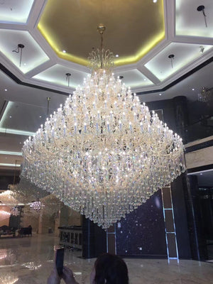 Extra Large Multi-tiered Candle Light Crystal Chandelier for Hotel/Restaurant - view 7