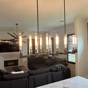 Chantelle Glass Linear Chandelier 67" - view 4