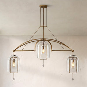 Fable Grand Linear Chandelier 73" 3-Lights