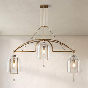 Fable Grand Linear Chandelier 85" 3-Lights