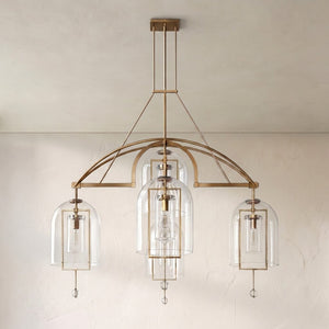 Fable Grand Round Chandelier 73" 5-Lights
