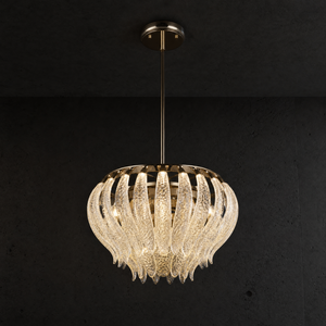 Floral Glory Modern Sculptural Pendant Light - main