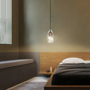 Chapt Crystal Shade Pendant Light, K9 crystal in brass - view 6