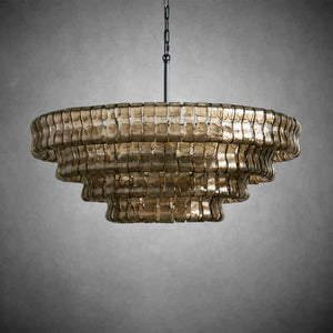 Glacien Round Glass Chandelier - view 17