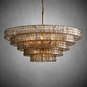 Glacien Round Glass Chandelier - view 21