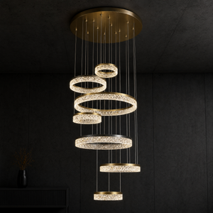 Guilin Landscape Modern Sculptural Ring Chandelier - main