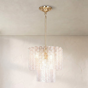 Guts Round Glass Tile Chandelier - view 3