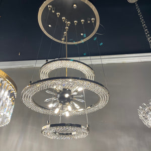 Aleron Crystal Ring Sputnik Chandelier, K9 crystal - view 13