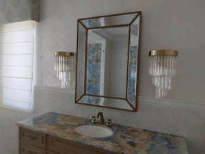 Rhea Palms Crystal Sconce, chandelier - view 3