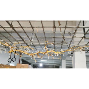 Selenite Crystal Blossom Branching Tree Chandelier - view 8
