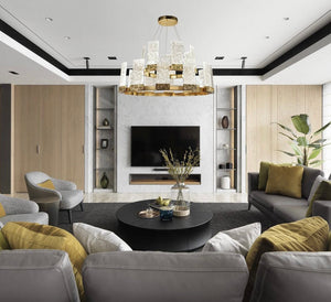 Aimee 2-Tier Round Chandelier, crystal two-tier - view 2