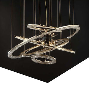 Aleron Crystal Ring Sputnik Chandelier, K9 crystal - view 12