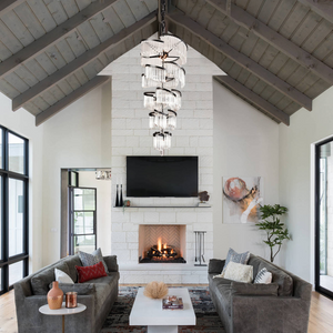 Twin Palms Crystal Chandelier
