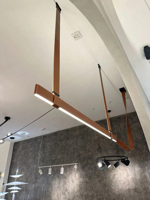 Belt Brown Chandelier 78.7" for Kitchen Island - view 10