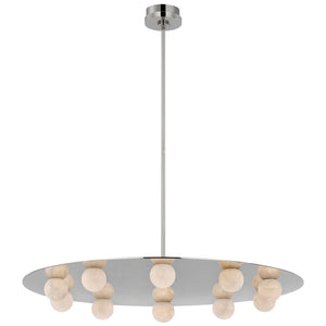 Alabaster Kelly 10 Lights Pendant Chandelier 36"W - view 3