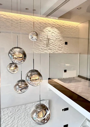 Modern Rock Glass Special Shape Pendant Lighting, chandelier - view 2