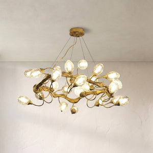Lotus Brass Chandeliers - view 2