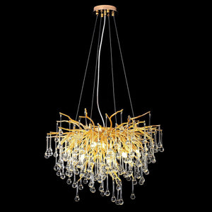 Doris Rain Branch Chandelier 23.5"D Gold - view 2