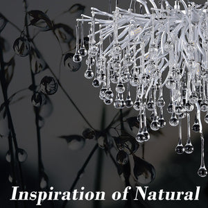 Doris Rain Branch Chandelier Dia 23.5" Silver - view 8