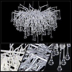 Doris Rain Branch Chandelier Dia 23.5" Silver - view 10