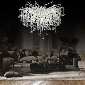 Doris Rain Branch Chandelier Dia 23.5" Silver - view 4